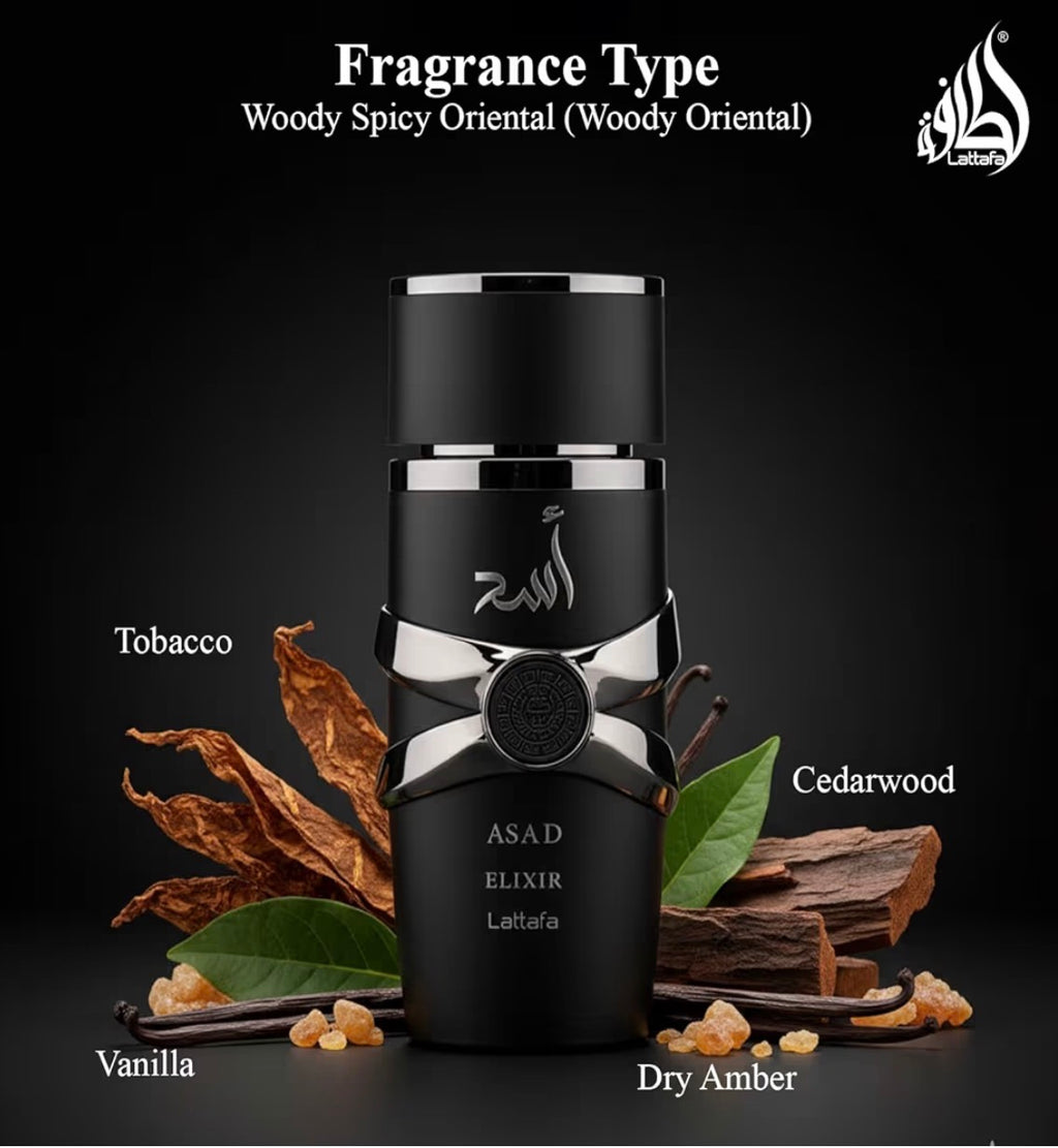 Lattafa Asad Elixir Eau De Parfum 100ml