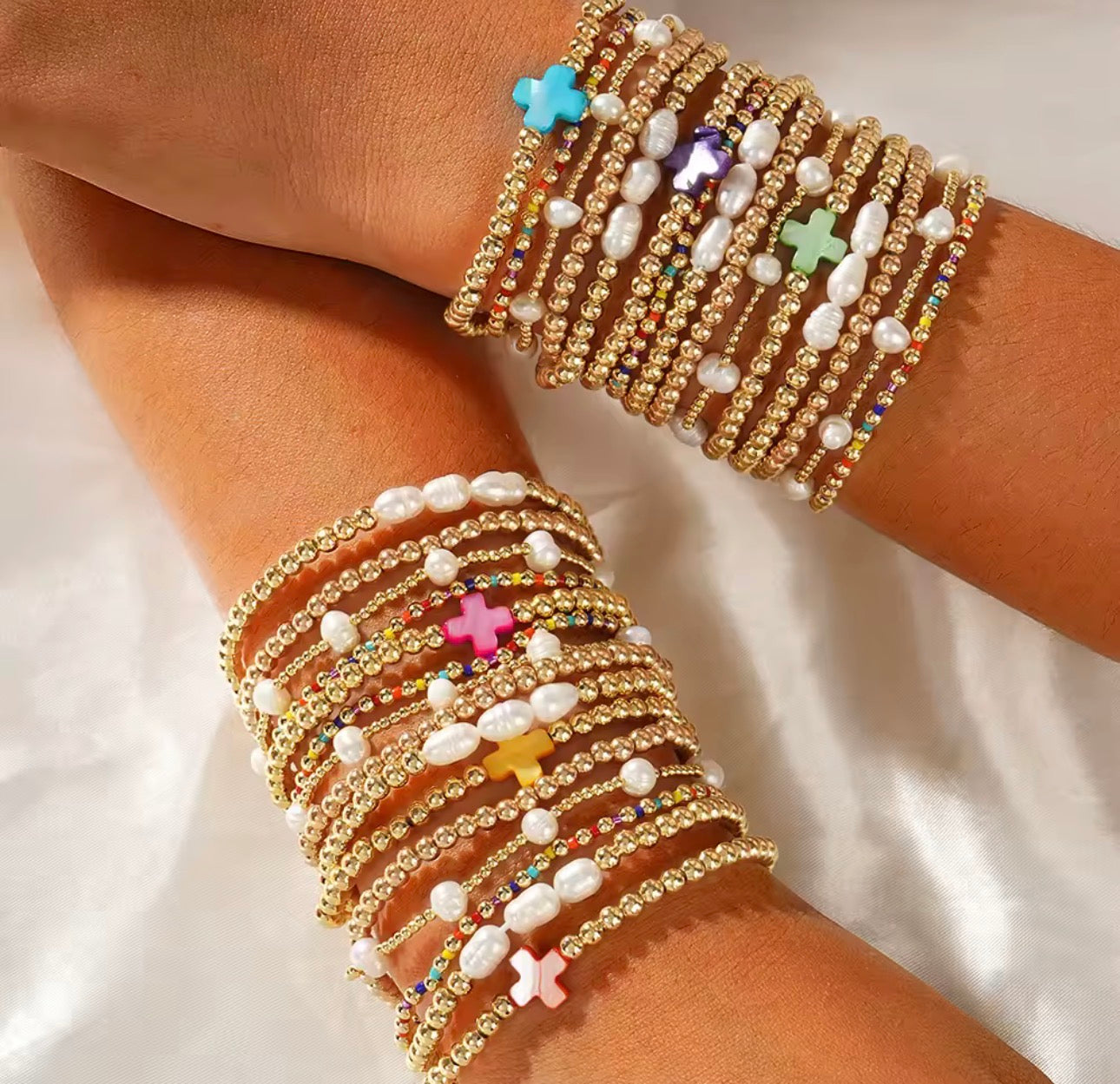 Handmade Colorful Beaded Bracelets