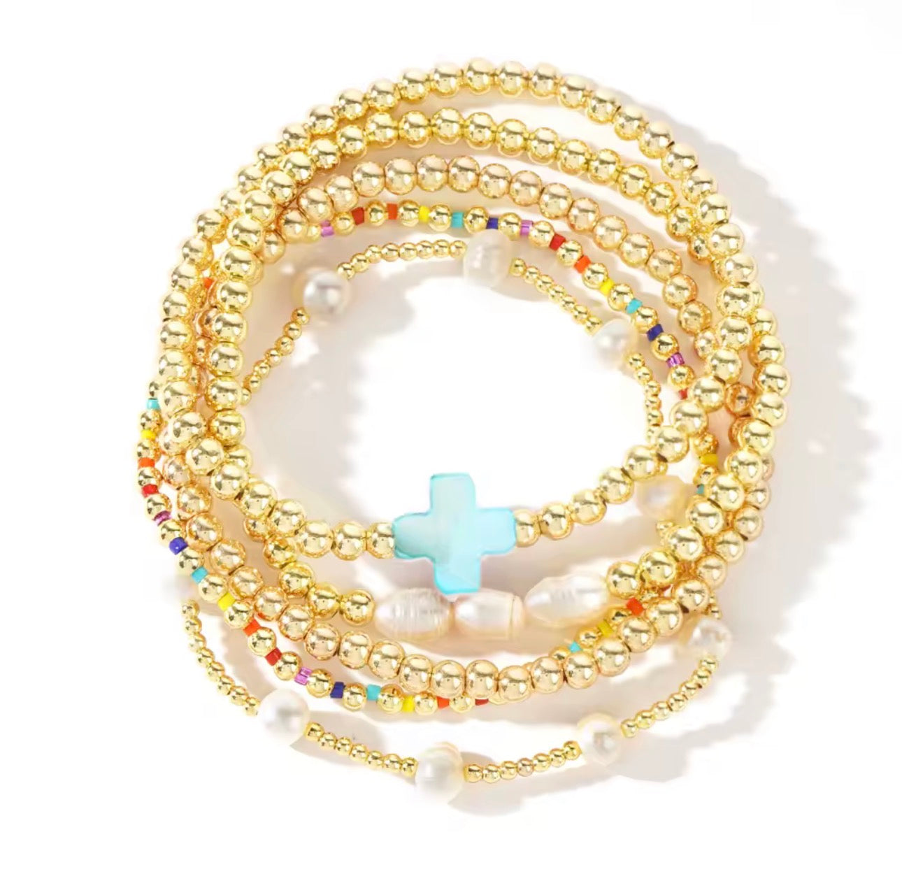 Handmade Colorful Beaded Bracelets