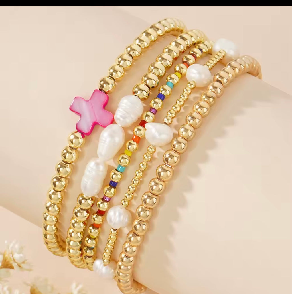 Handmade Colorful Beaded Bracelets