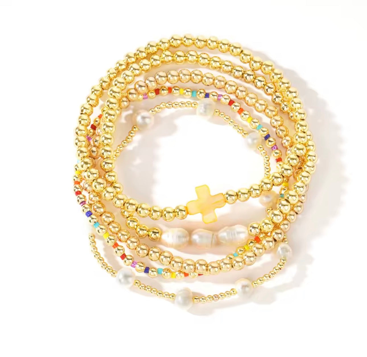 Handmade Colorful Beaded Bracelets